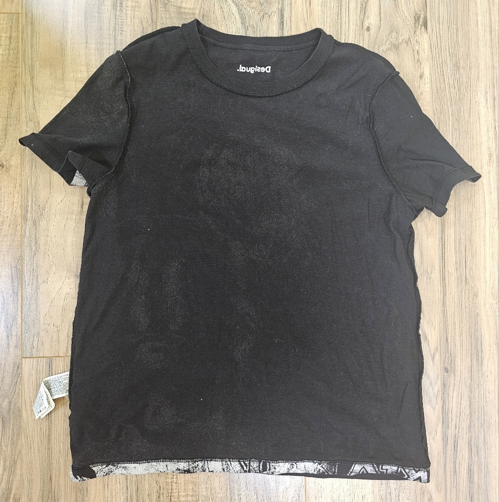 DESIGUAL 100% COTTON MICKEY MOUSE T-SHIRT - Picture 6 of 12